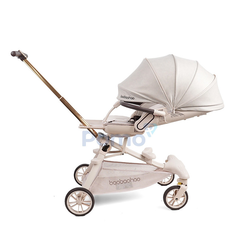 Xe đẩy Baobaohao V16 cho bé - Màu Xám Chính hãng Giá tốt - Hình ảnh 3