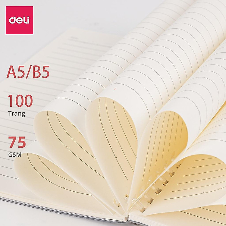 Sổ Tay Lò Xo Kẻ Ngang A5 (100 trang) - Ảnh 5