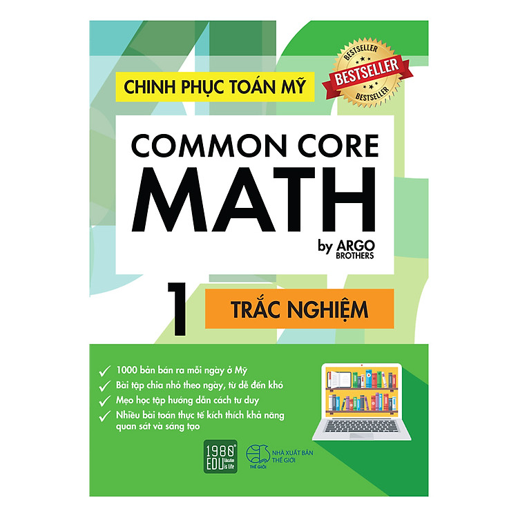 Sách Chinh Phục Toán Mỹ - Common Core Math (Tập 1)