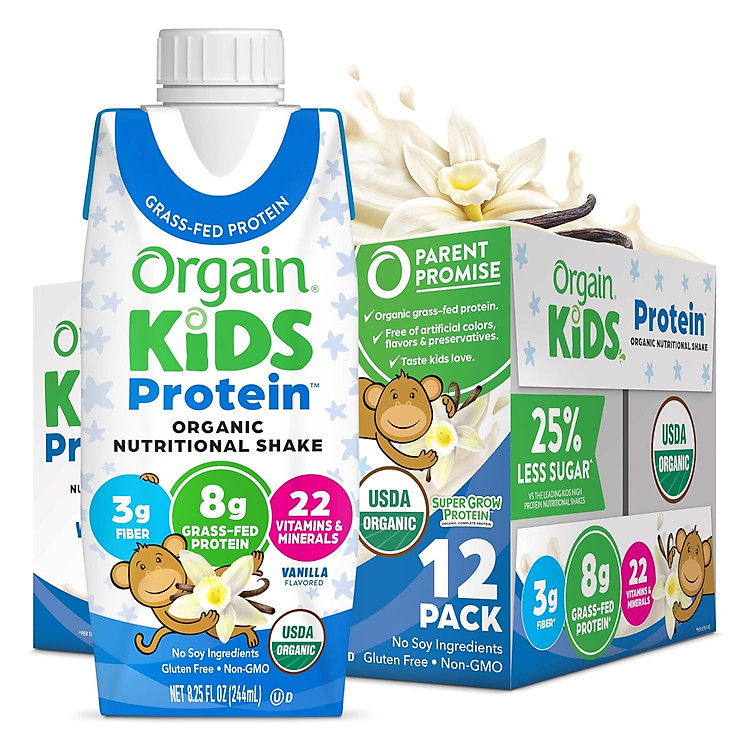 Tìm mua tại Avakids:Sữa Protein Orgain Kids Vani 244ml Chất lượng, tràn ngập Khuyến mãi, Ưu đãi