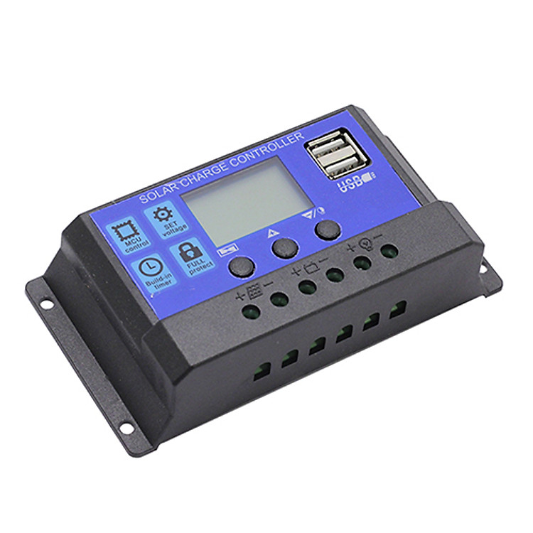 Bộ Điều Khiển Sạc Pin Mặt Trời 12/24V 20A