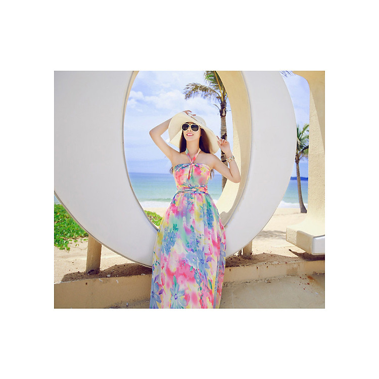 ĐẦM MAXI ĐI BIỂN XINH XẮN