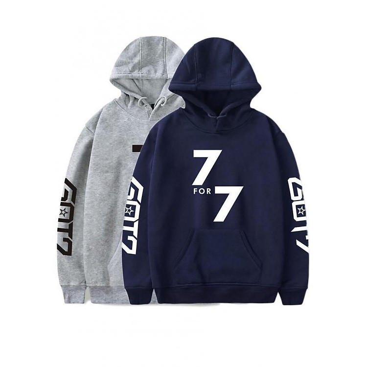 Combo 2 áo hoodie unisex seven for seven