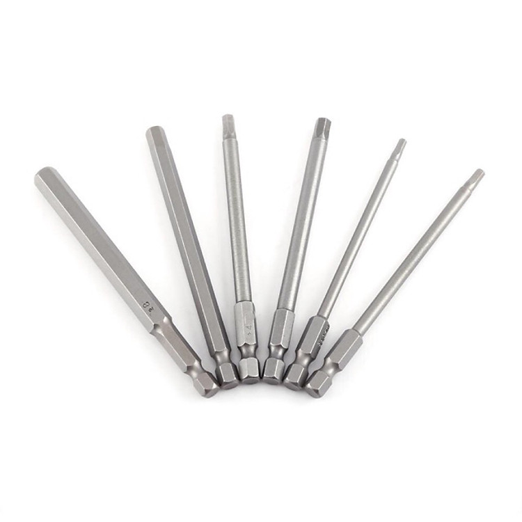 Bộ 6 đầu vít lục giác vuông