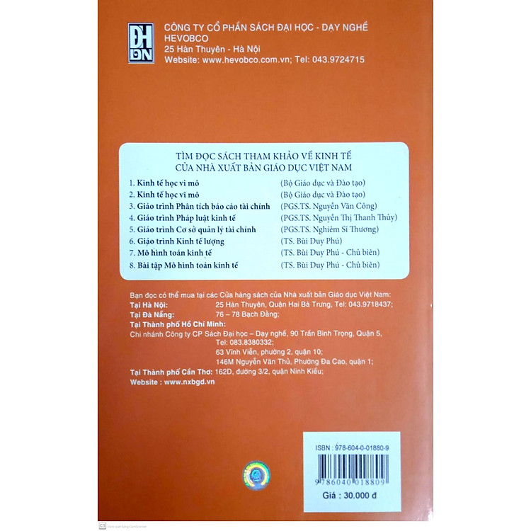 Bài Tập Mô Hình Toán Kinh Tế - Ảnh 4