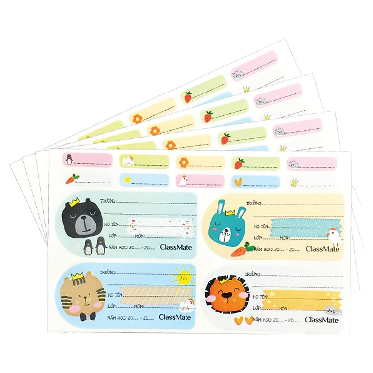 Nhãn Vở Classmate Carton CL-NT222 (16 Nhãn Vở)