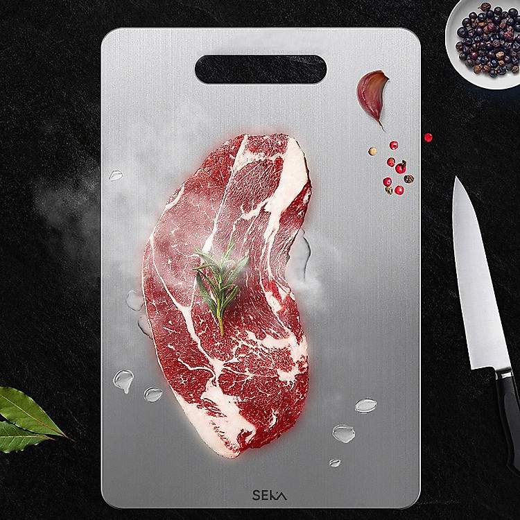 Thớt Inox 304 Kháng Khuẩn Chống Bám Bẩn - Hàng chính hãng