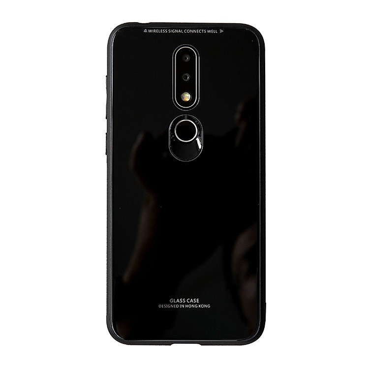 Ốp Lưng Kính Cường Lực Dành Cho Nokia 6.1 Plus Đơn Sắc - Hàng chính hãng