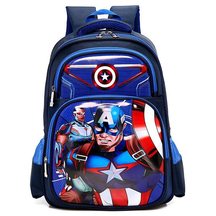 Balo Học Sinh Hình Captain America (40 x 28 cm)