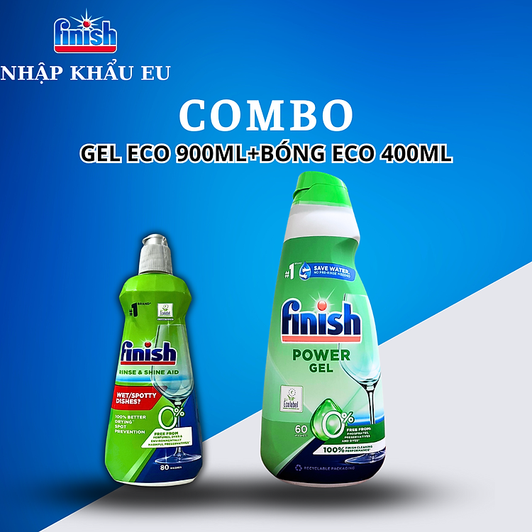 Gel rửa bát Finish All in 1 Max - 650ml