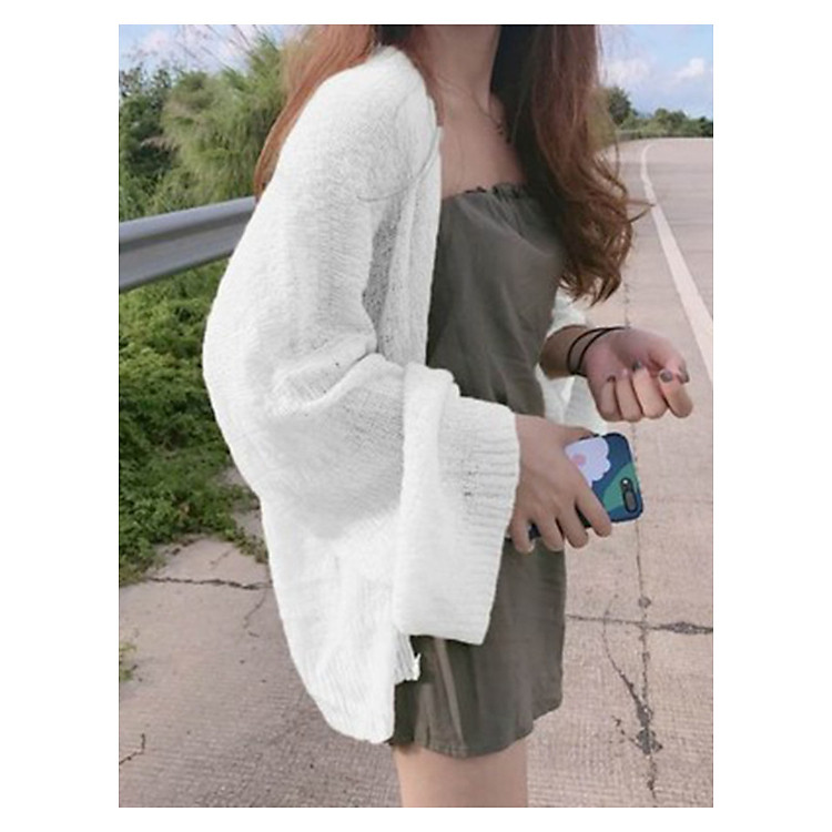 Áo Khoác Len Cadigan Phòng Cách Hàn Quốc - Hàng Nhập Khẩu