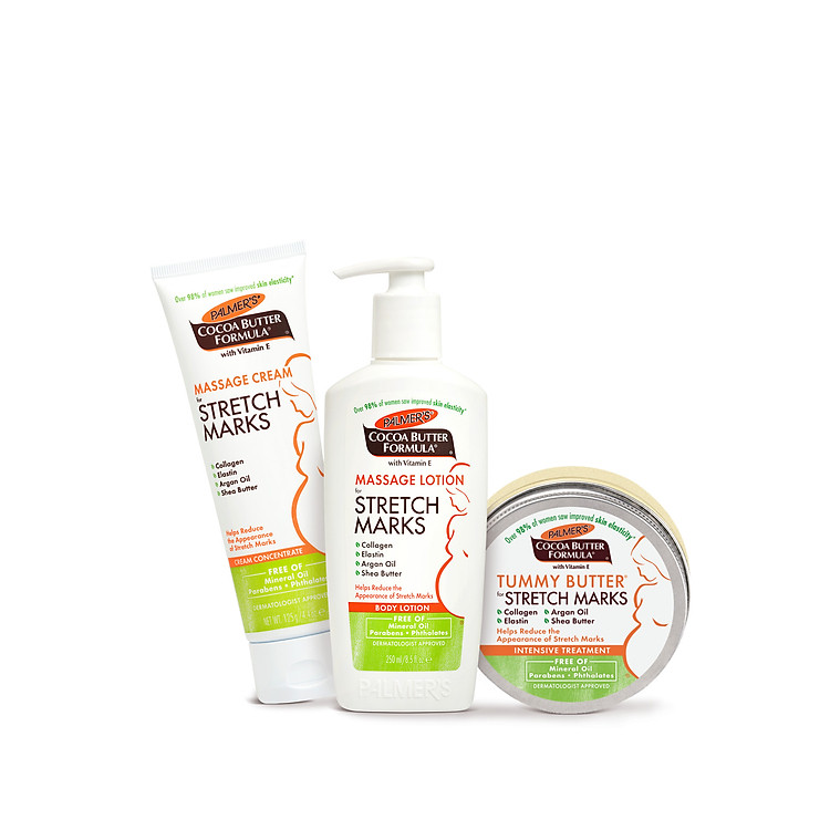 COMBO Rạn Cho Mẹ Bầu Palmer's (Lotion, Kem, Bơ Đậm Đặc)