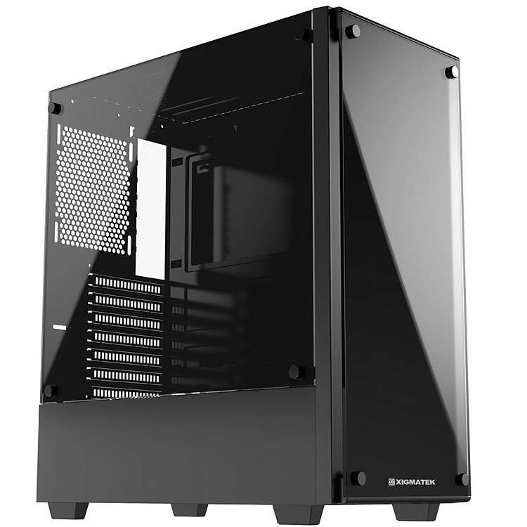 Vỏ Thùng Máy XIGMATEK ARTEMIS BLACK (EN43088) - GAMING ATX, 2 SIDE TEMPERED GLASS, NO FAN - Hàng chính hãng