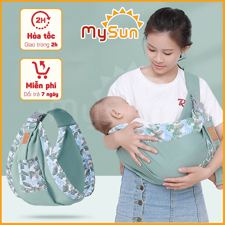 Địu vải trẻ em giá rẻ MySun Chính hãng Tiết kiệm - Hình ảnh 3