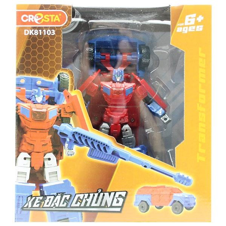 Mua tại Tiki: Mua Đồ Chơi Robot Biến Hình Cresta DK81103 Chính hãng Giá rẻ
