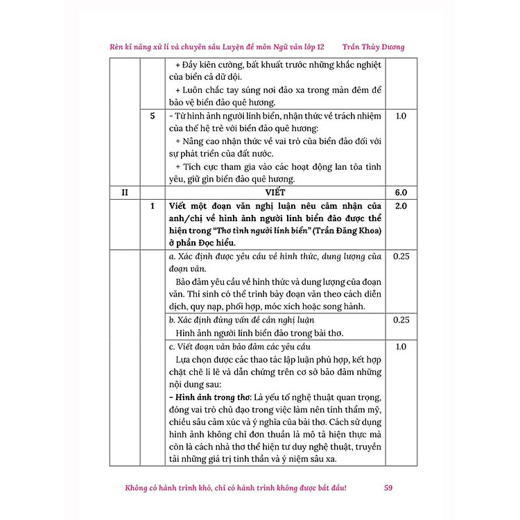 Rèn Kỹ Năng Xử Lí và Chuyên Sâu Luyện Đề Môn Ngữ Văn (Thi Tốt Nghiệp THPT Chương Trình GDPT 2018) - Ảnh 7