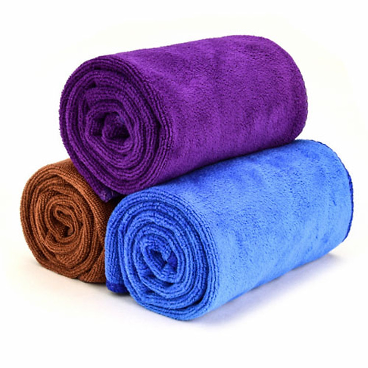 Combo 3 Khăn Rửa Xe Siêu Dầy 70x30 - 80g