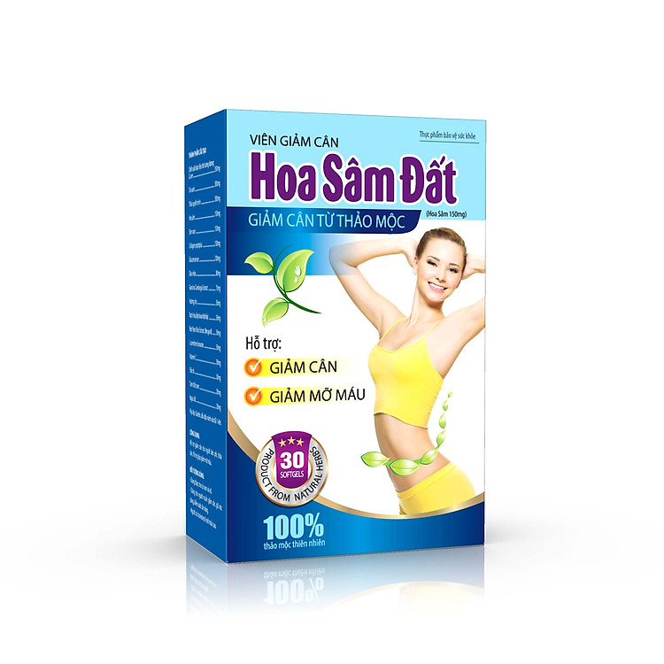 Thực Phẩm Chức Năng Phân giải mỡ Hoa Sâm Đất (30 Viên)