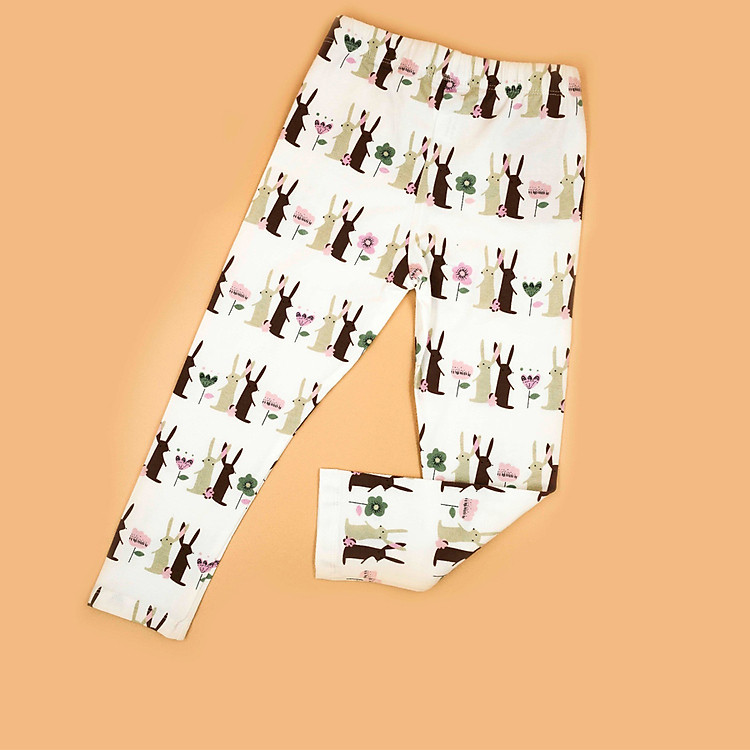 Quần Legging Thun Bé Gái Kidzme - Deer