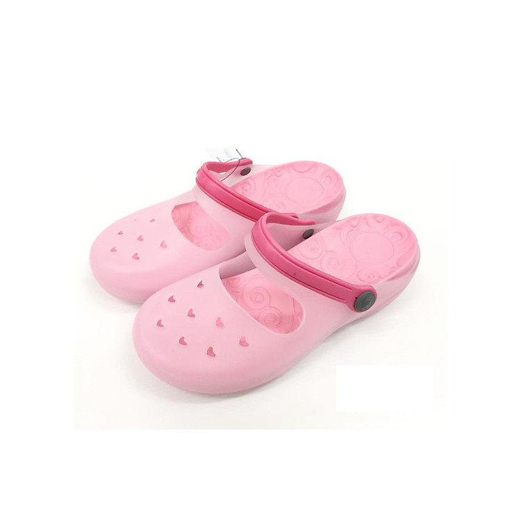 Dép Sục nữ đế cao 5cm Thái Lan – Hồng nhạt – Nhựa mềm êm chân, tiện dụng đi mưa chống trơn trượt
