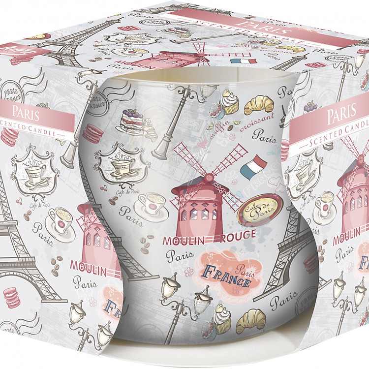 Ly nến thơm Bispol BIS0365 Paris 100g