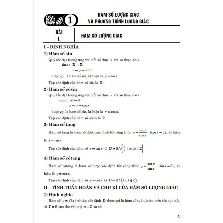 Câu Hỏi Và Bài Tập Trắc Nghiệm Toán 11 (Tái Bản 2020) - Ảnh 3