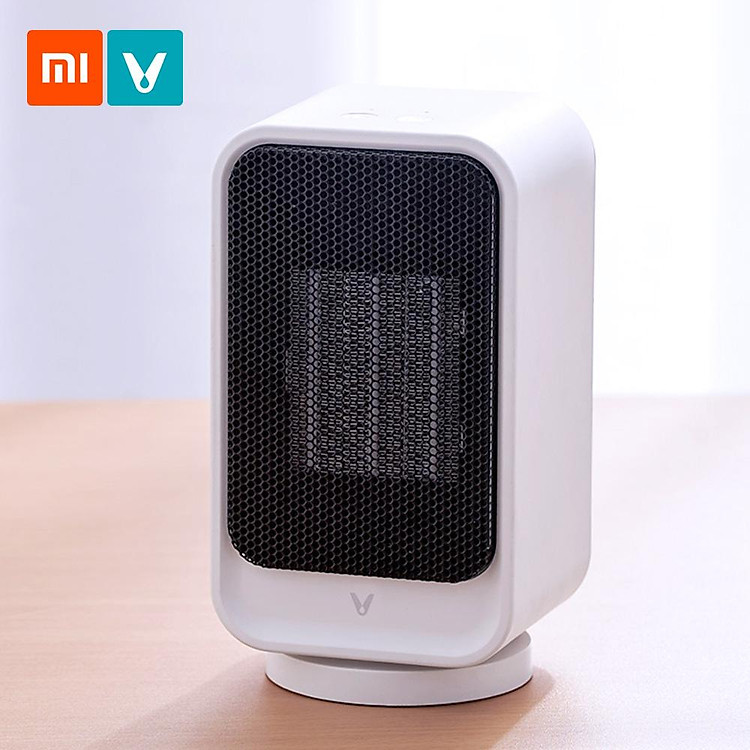 Yunmi VIOMI VXNF02 Mini Electric Heater 800W Desktop 60° Wide Angle Heater with Cold and Warm Models Desktop Warmer