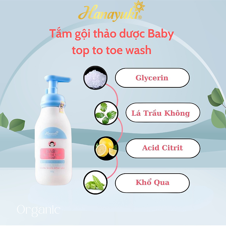 Mua Sữa Tắm Gội Thảo Dược Hanayuki 150g Chính hãng Giá tốt - Hình ảnh 2