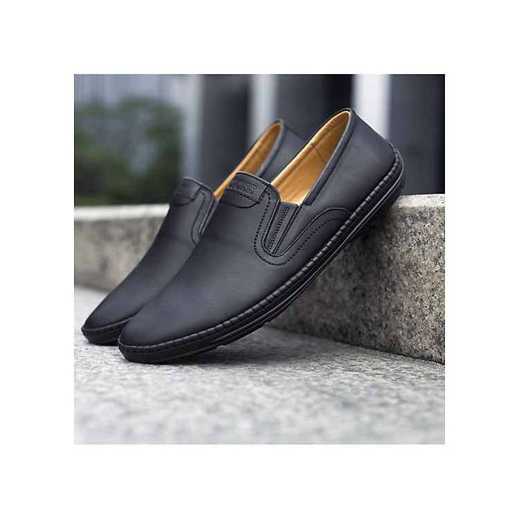 Giày lười nam đẹp da PU - Giày mọi đẹp UDANY GLN04