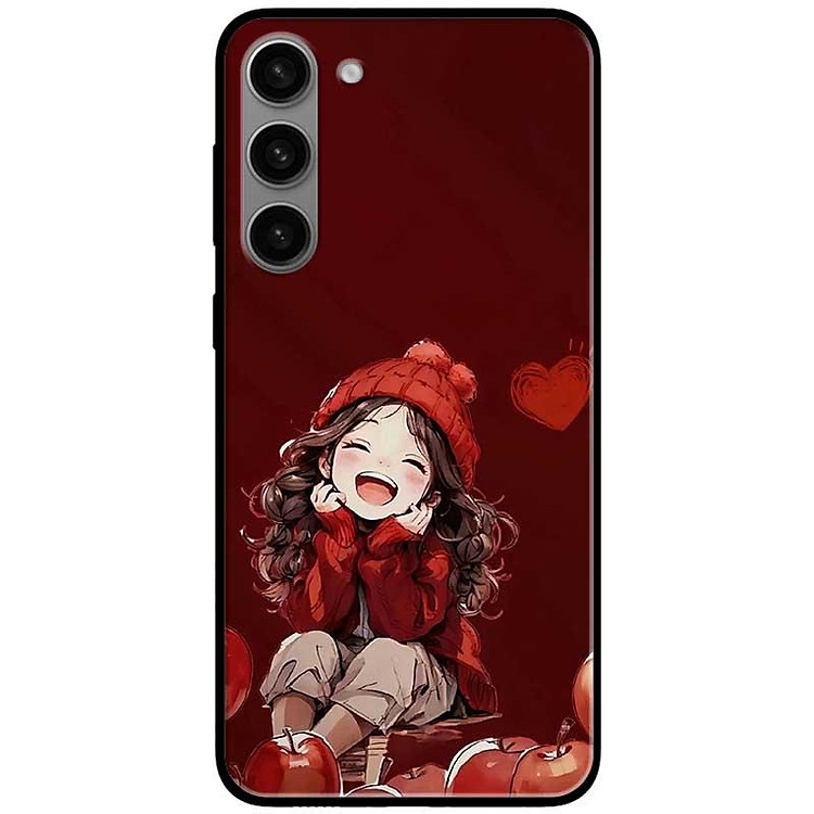 Ốp lưng cho Samsung S21 FE - S23 - S23 Plus - S24 - S24 Ultra - Cô Gái Yêu Đời - Hàng Chính Hãng