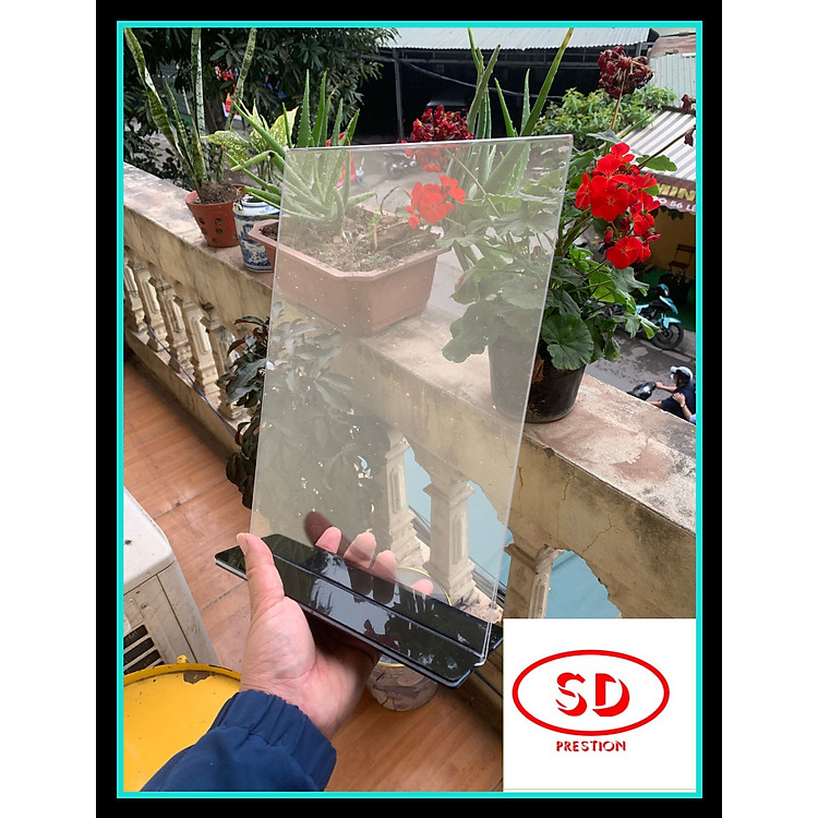 Bảng Menu A4 Mica Đế Đen