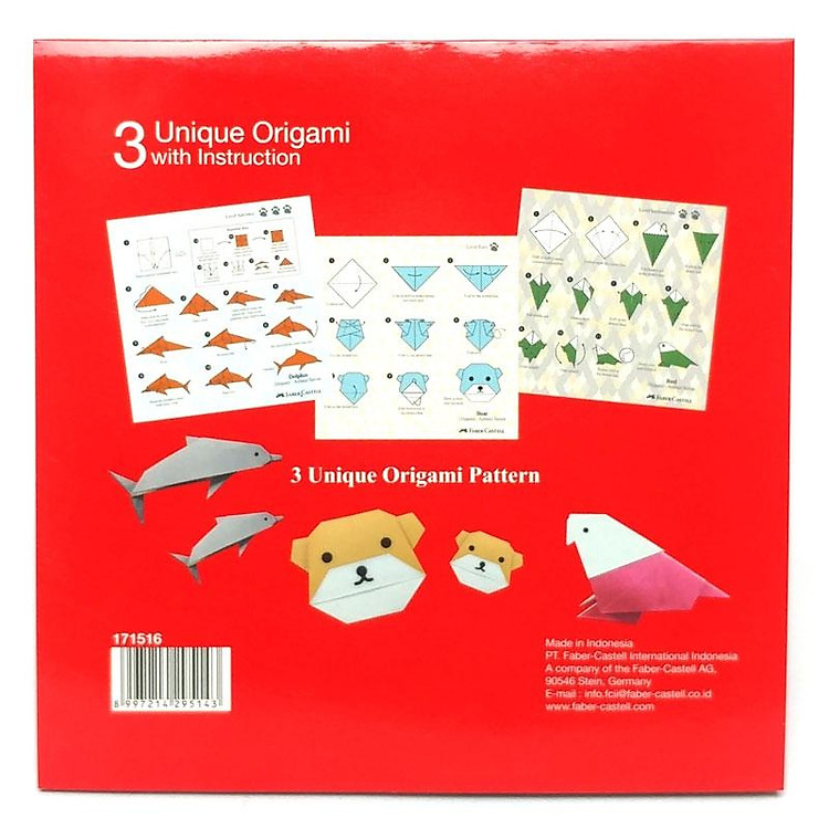 Giấy Nghệ Thuật Origami Washi Faber-Castell 171516 (50 tờ) - Ảnh 4