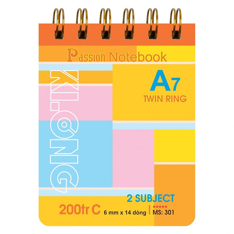 Sổ Lỗ Kép Klong A7 (200 trang) - Ảnh 5