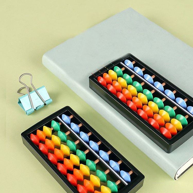 Bàn Tính Gảy Nhiều Màu 7 Cột