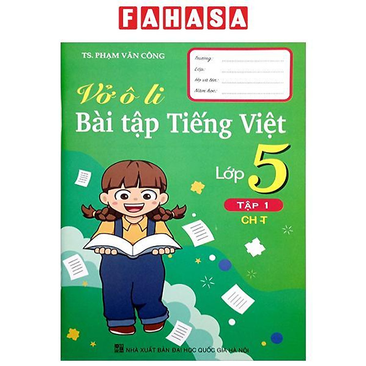 Vở Ô Li Bài Tập Tiếng Việt Lớp 5 – Tập 1 (Chân Trời)