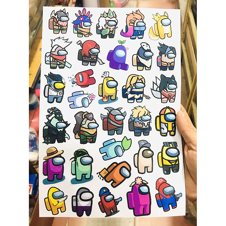 Sticker Among Us (80 ảnh decal) - Ảnh 2