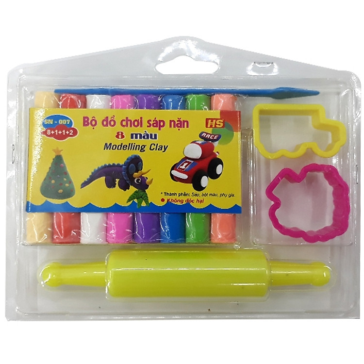 Bộ Sáp Nặn 8 màu SN-007