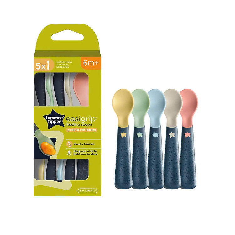 Thìa Tập Ăn Tommee Tippee Bộ 5 Chính hãng Giá rẻ