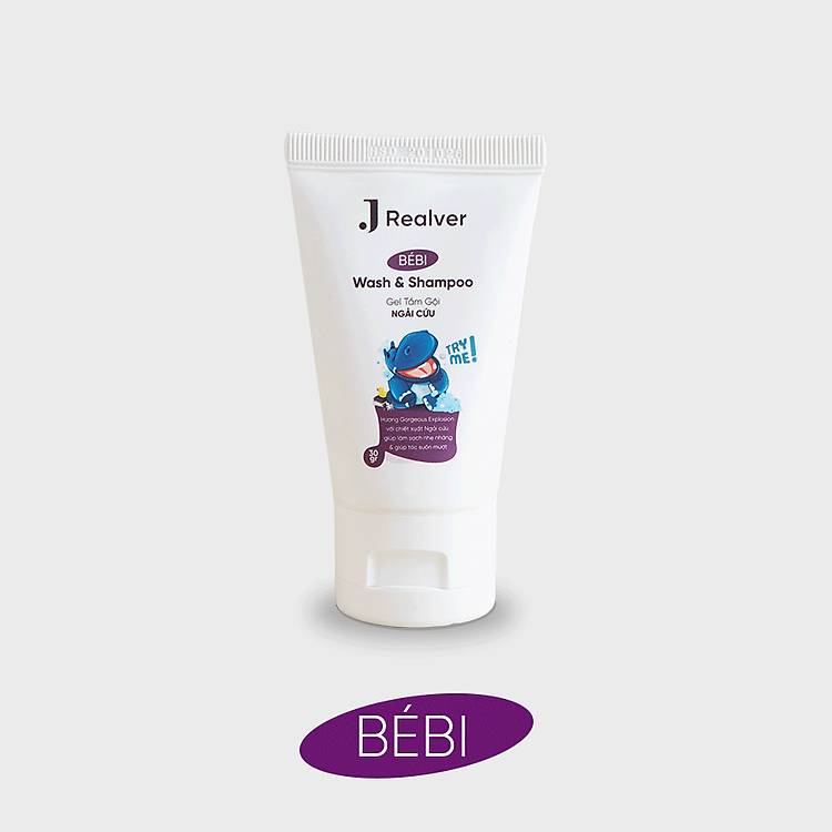 Gel Tắm Gội Ngải Cứu JRealver 30g Chính hãng Tiết kiệm - Hình ảnh 2