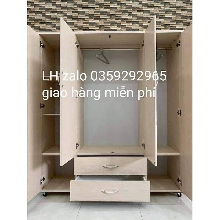 Tủ nhựa đài Loan 4 cánh