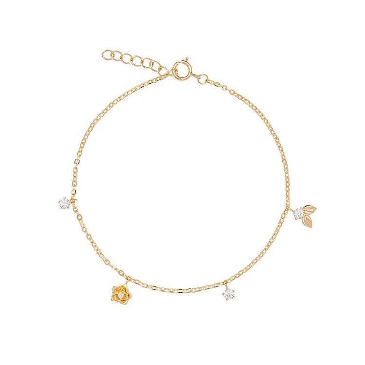 Lắc Tay Nữ Vàng 14k LLF131 Huy Thanh Jewelry
