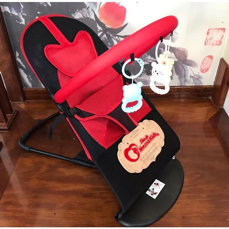 GHẾ RUNG NHÚN CHO BÉ CÓ THÚ TREO -M2