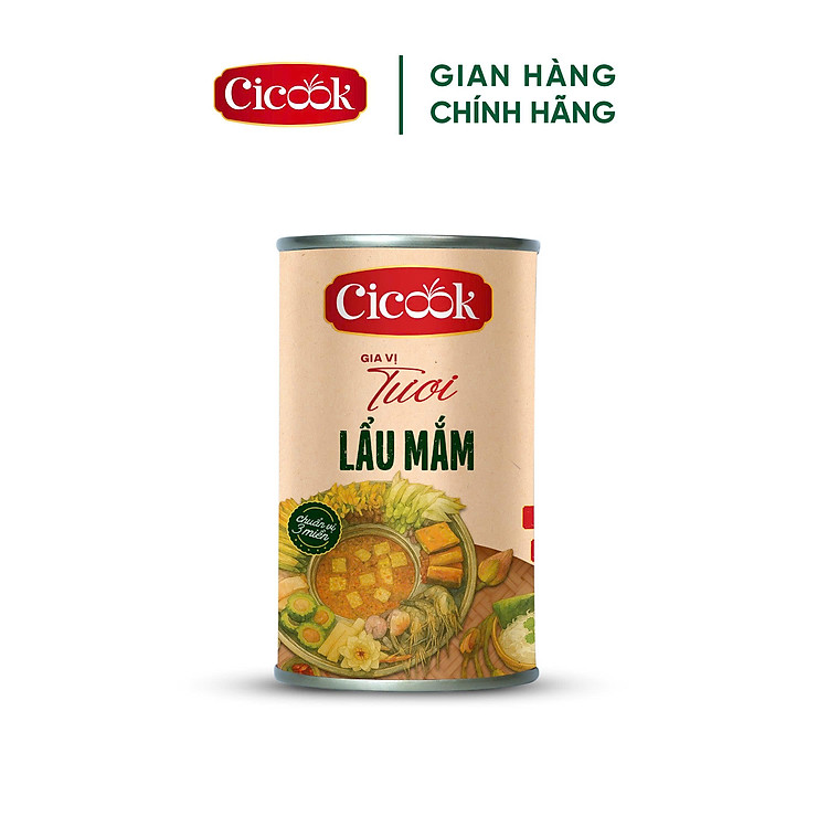 Lẩu Mắm Cicook 370gr - Chuẩn Vị Ba Miền Không Cần Thêm Gia Vị
