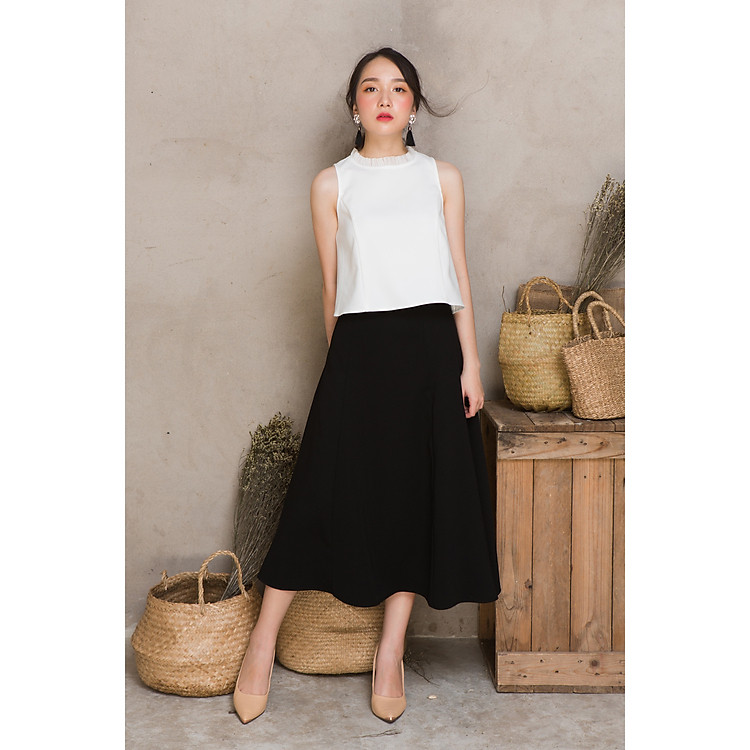 Chân Váy Laluna Skirt Nữ Cotton Mềm Mịn Dáng Ôm Eo Thời Trang Kiobi