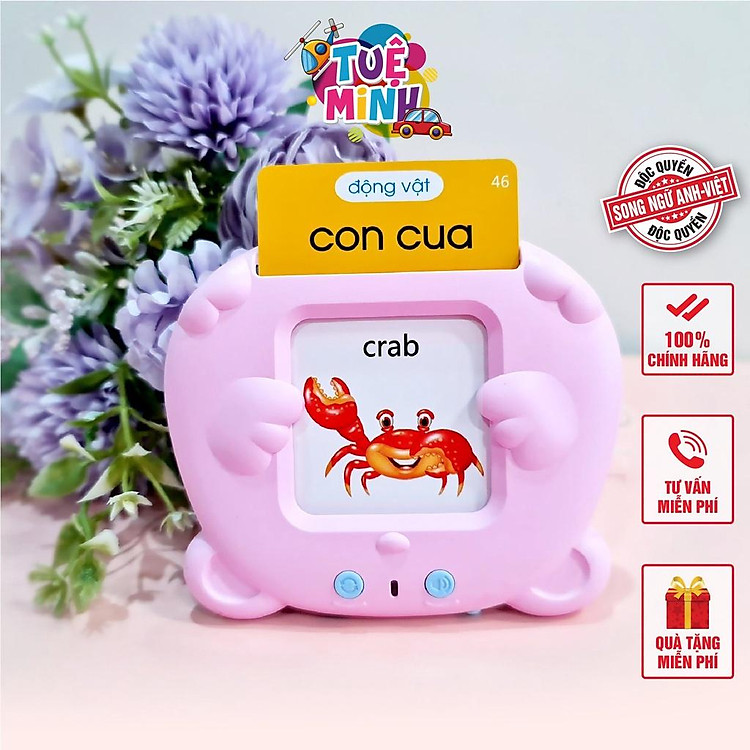 Tìm mua tại Avakids: Máy đọc thẻ tiếng Anh 225 thẻ - Ngập tràn khuyến mãi