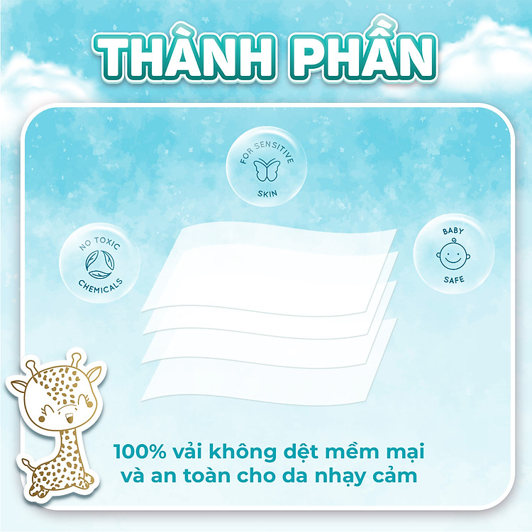 Combo 3 khăn vải khô HappyKids 600GR Giá rẻ - Hình ảnh 5