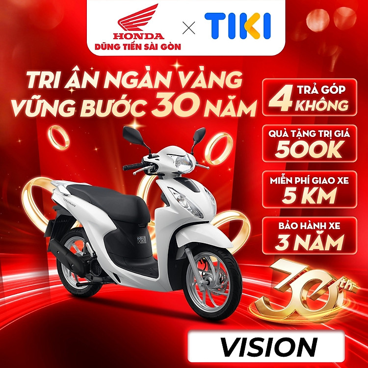 Xe Máy Honda Vision 2026 - Phiên Bản Tiêu Chuẩn
