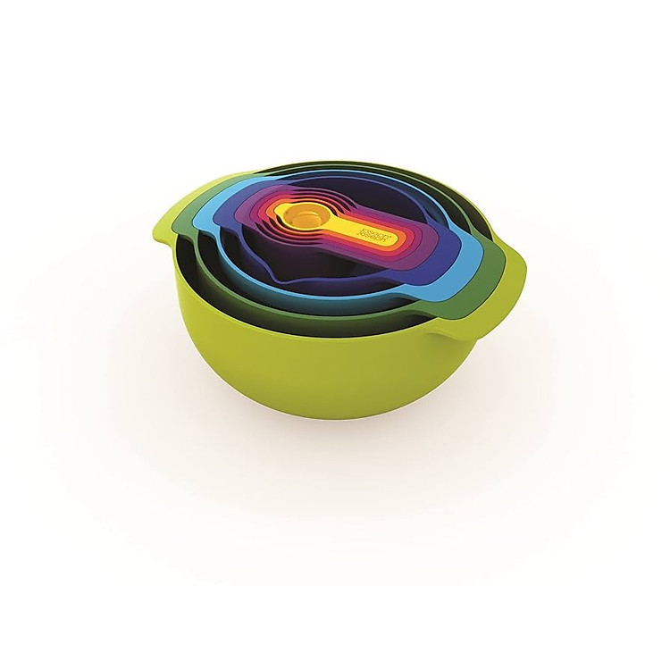 BỘ dụng cụ nhà bếp xếp lồng 9 món Joseph Joseph Nest plus 9 Nhiều màu Hàng chính hãng