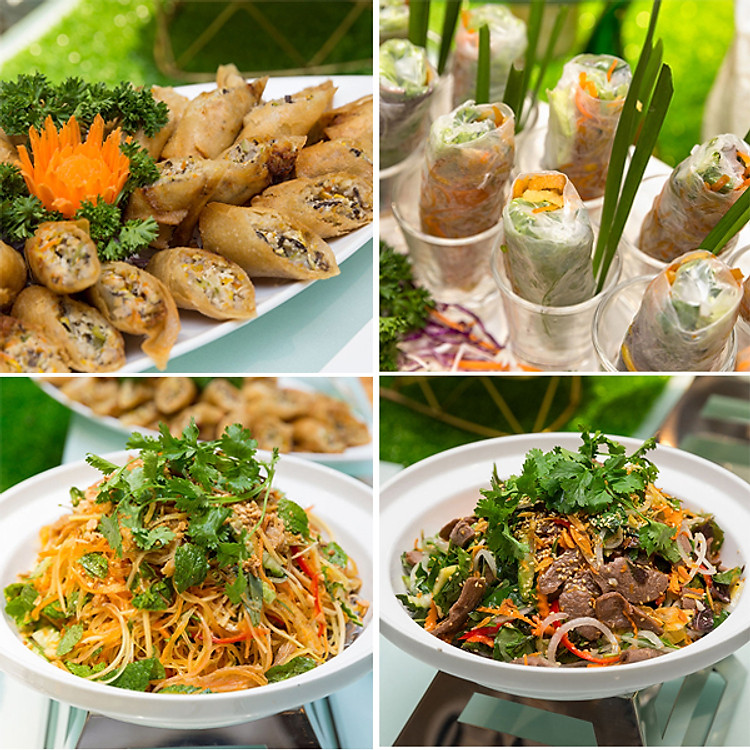 Nhà Hàng Rạng Đông - Buffet Chay Buổi Tối Hơn 40 Món