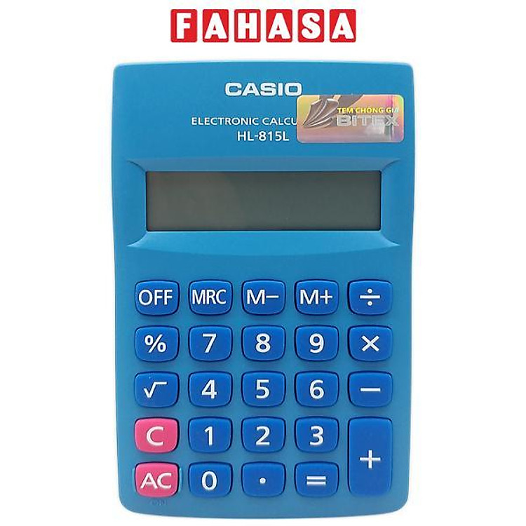 Máy Tính Casio HL815L-BU – Màu Xanh Dương